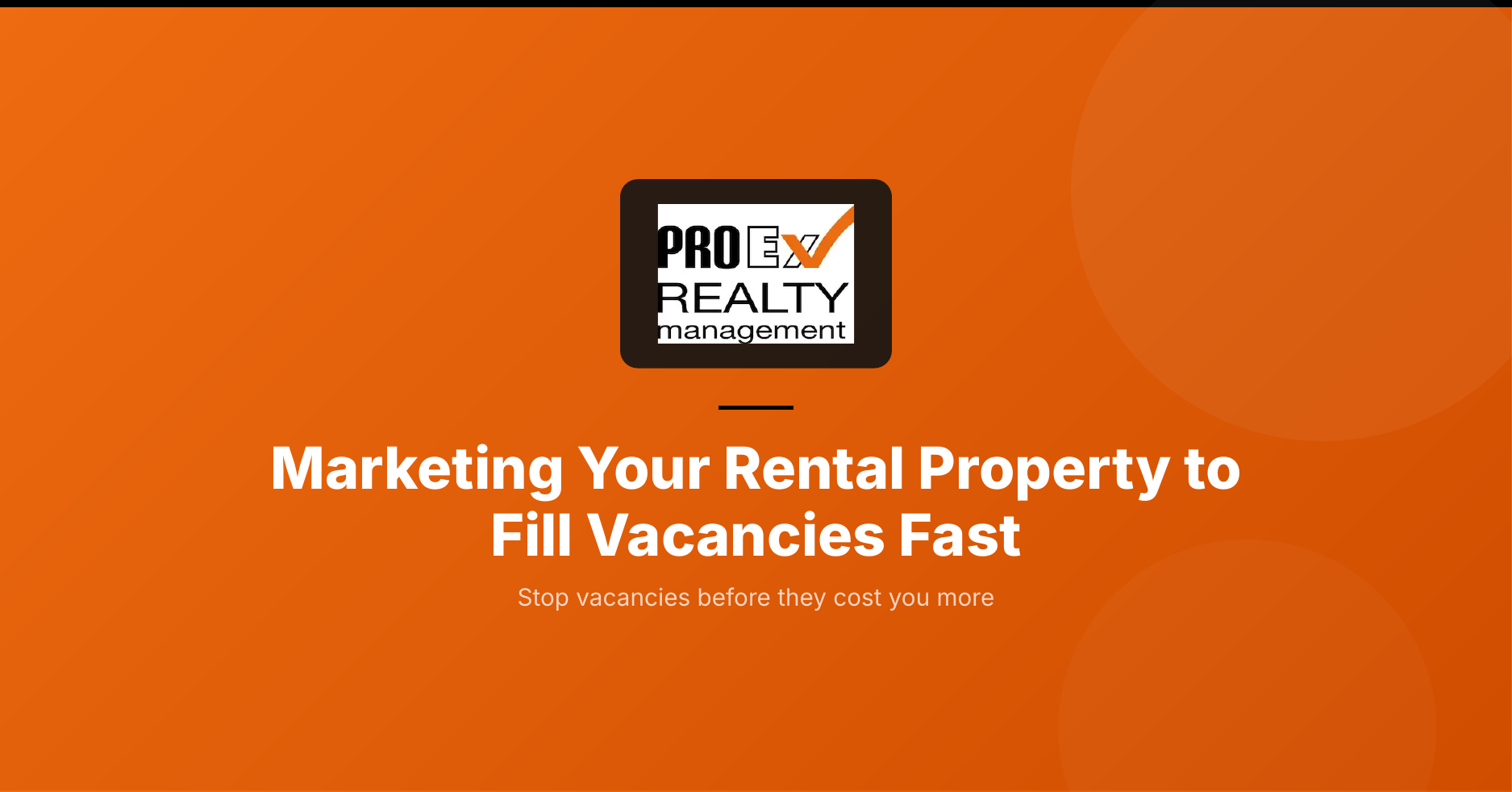 How to Market a Rental Property and Fill Vacancies Fast